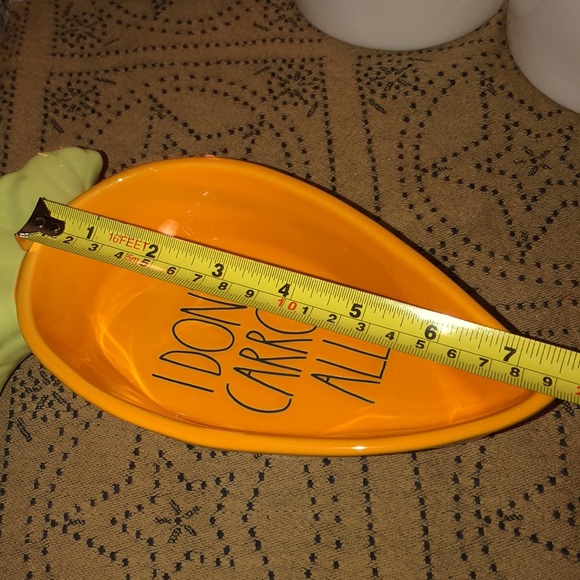 Rae Dunn I DON’T CARROT ALL Carrot Shaped Dish - Picture 10 of 10